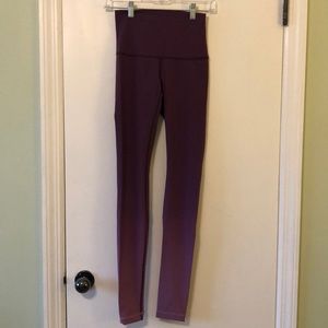 Lululemon high rise Ombré leggings